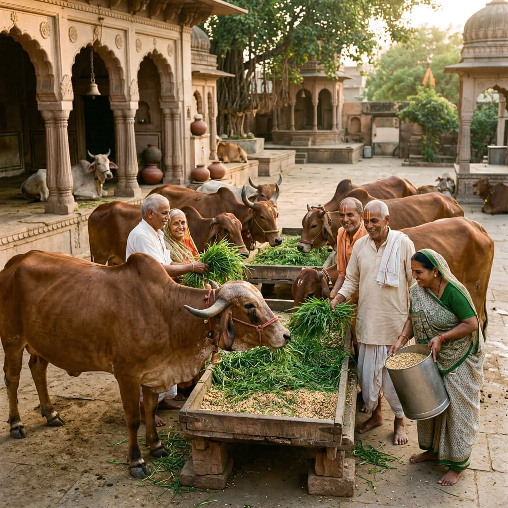Feed One Rescued Cow